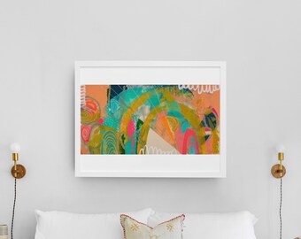 Art Print Neon Lace