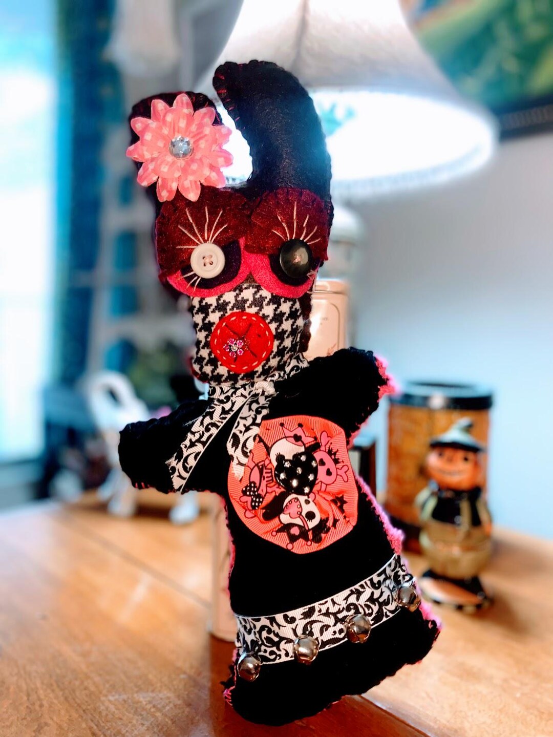 Lucy Loo – 2000s – Handmade Art Rabbit – One of a Kind Textile Doll ...