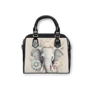 Bolso de hombro con forma de elefante