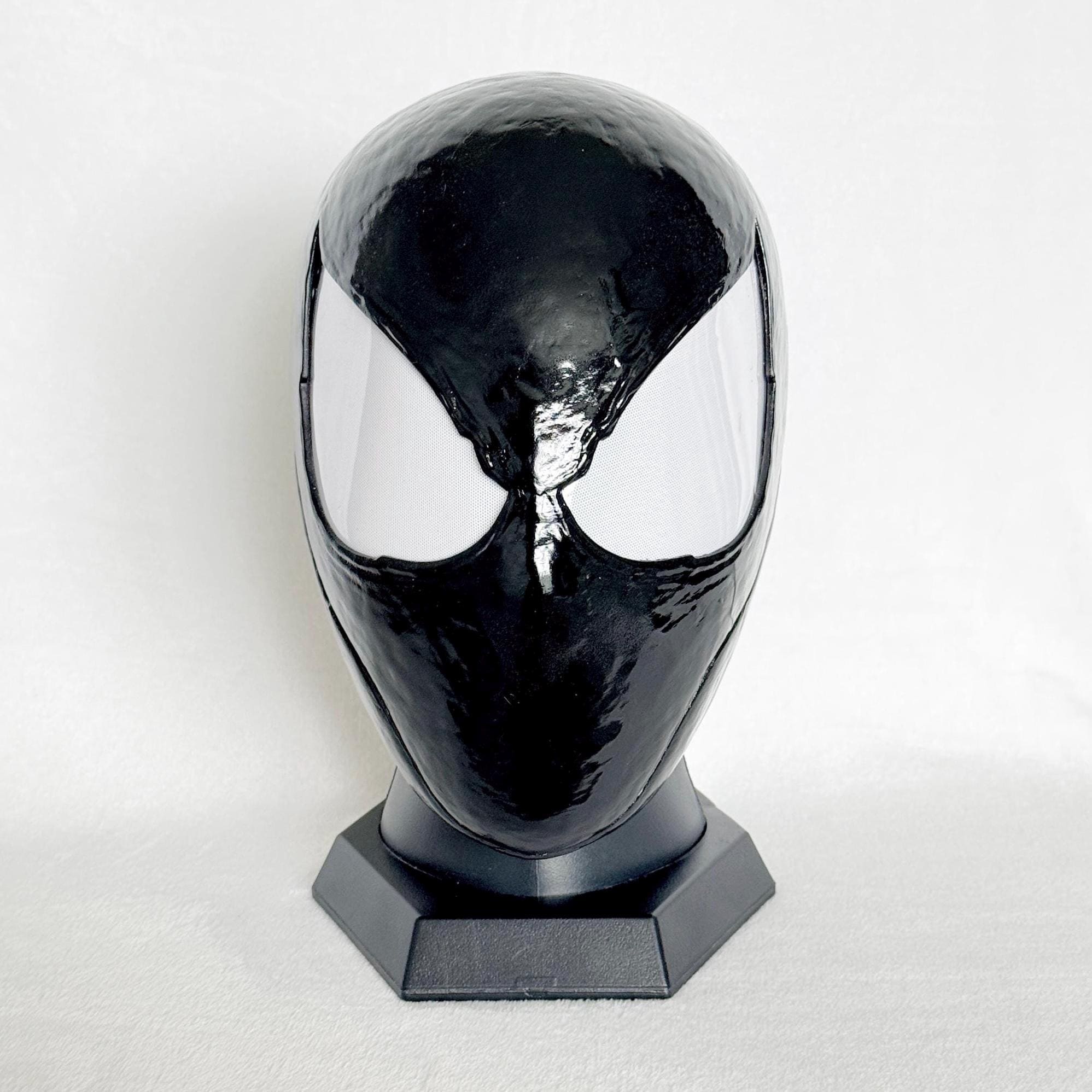 Symbiote spiderman mask - Etsy 日本