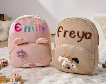 Custom Kids Backpack With Name, Personalized Kids Name Backpack, Children’s School Bag, Backpack for Kids and Toddlers, Back to School Gift