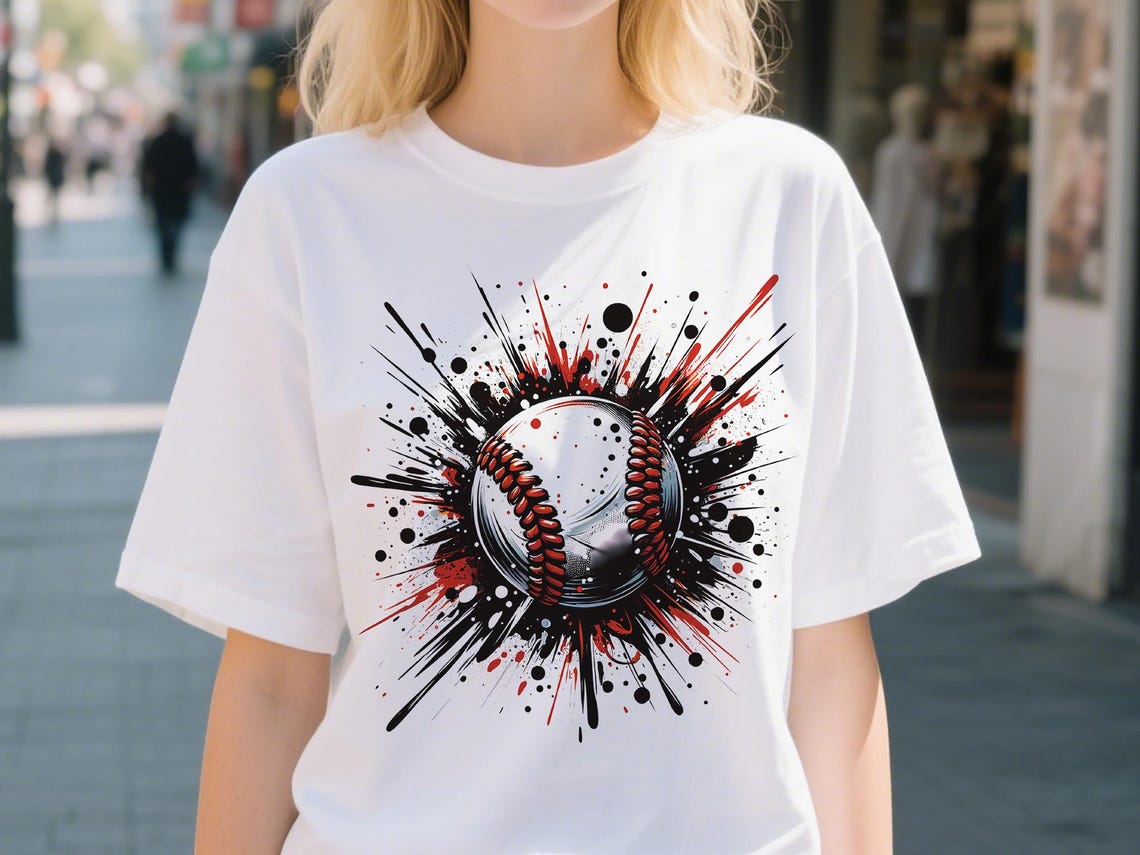 Ink Splatter Baseball Splatter Baseball Png, Baseball Lover Png, Watercolor Baseball Clipart ...