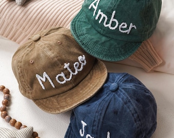 Personalized Baby Summer Baseball Hat, Embroidered Kids Sun Hat,Baby shower gift
