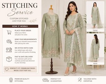 Service de confection sur mesure pour tailleurs femme | Confection de salwar kameez | Confection de kurtas et pantalons | Sur mesure |
