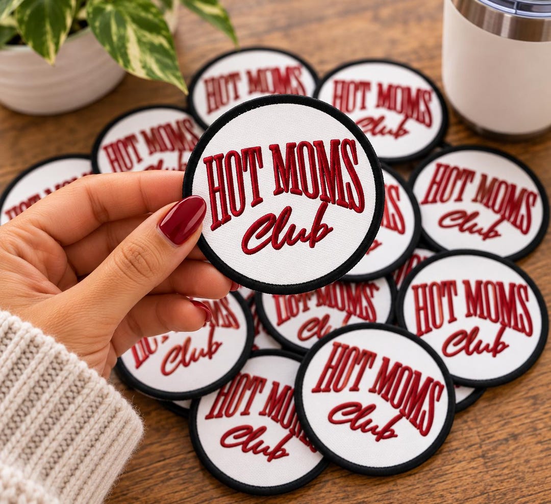 Funny Patch Iron on for Backpack Patch Cool Mom Club Hat Patches ...