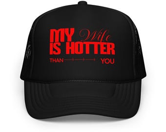 Mi esposa es más sexy que tú - Gorra de camionero divertida para marido - Gorra original para marido - Regalo para el Día del Padre - Regalo para marido orgulloso
