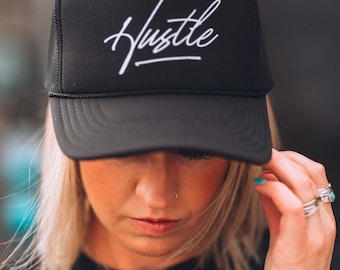 Hustle Trucker Hat: Bold Entrepreneur Snapback Cap