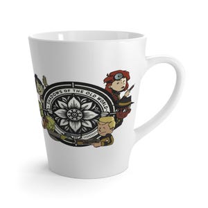 Shadows Of The Old World Latte Tasse, Evolve or Perish