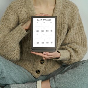 Habit Tracker | Daily Habits | Productivity Tracker | Digital PDF - Download