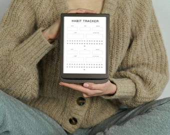 Habit Tracker | Daily Habits | Productivity Tracker | Digital PDF - Download
