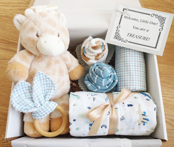 Set Cadeau Bébé - Coffret 3 pièces - Cadeau Maternité - Baby Shower -  Gender Reveal 