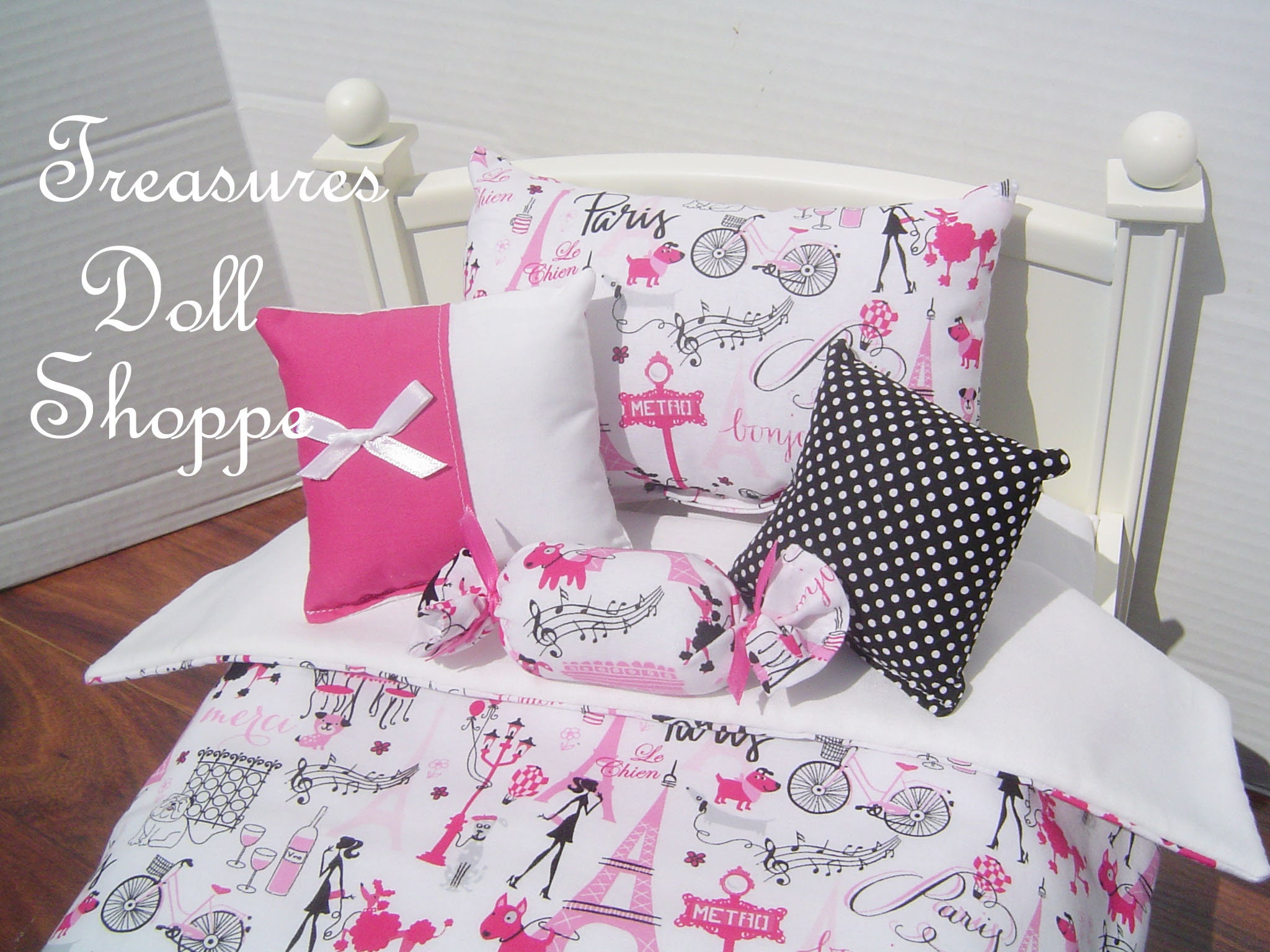 Home & Hobby Blanket & Pillow Set for 18 inch Doll Doll & Model Making
