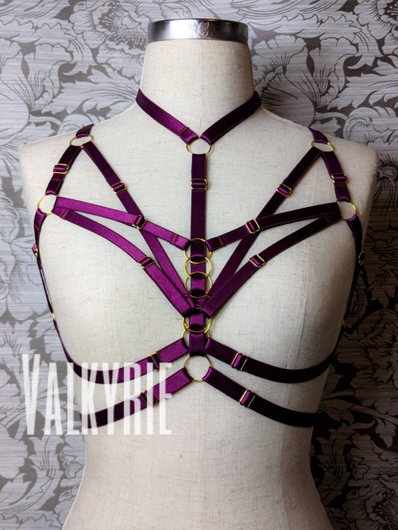 Cage Bra Strappy Harness Lingerie 