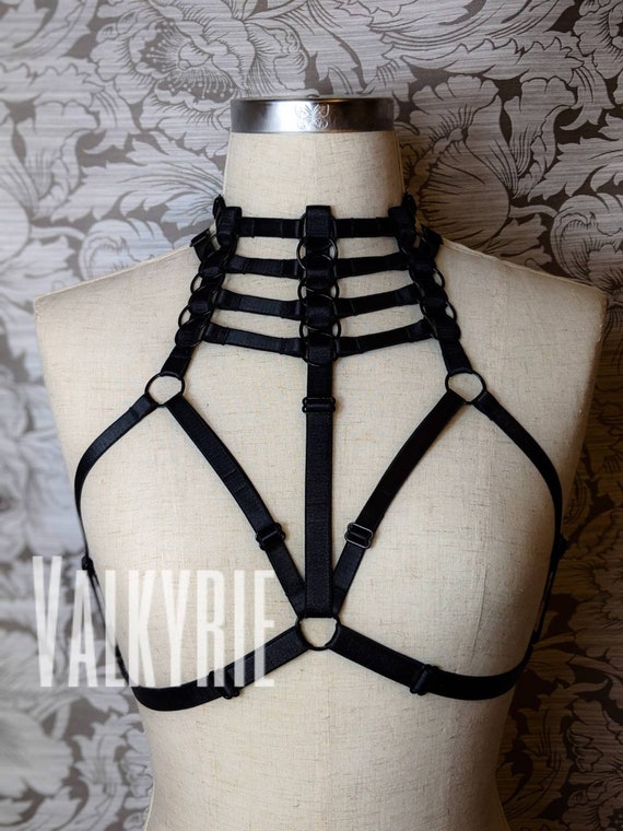 Cage Bra Srappy Harness Lingerie -  Australia