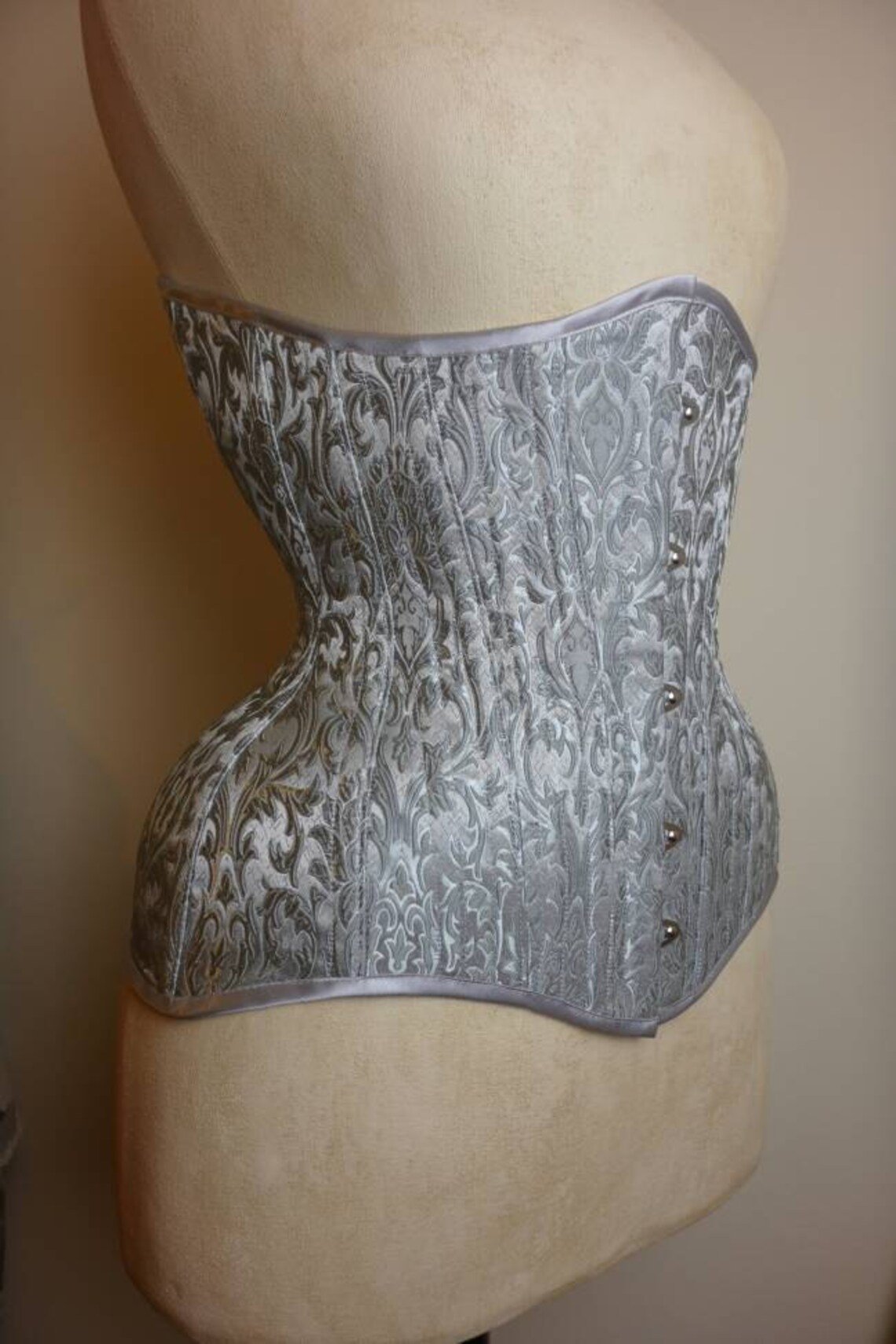 Lineth Brocade Underbust Waist Training Corset main image 0