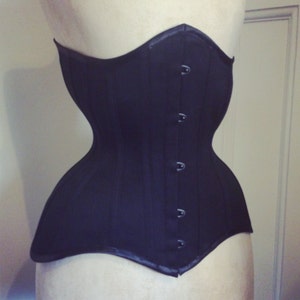 Sateen Cotton Longline Waist training Corset