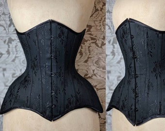 BESPOKE Tulip Coutil Longline Conical Rib Waist training Corset