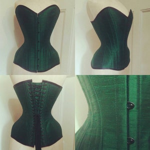 BESPOKE Silk dupion overbust corset image 1