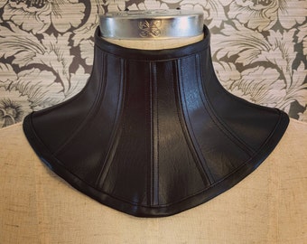 BESPOKE Faux Leather Neck Corset Posture Collar