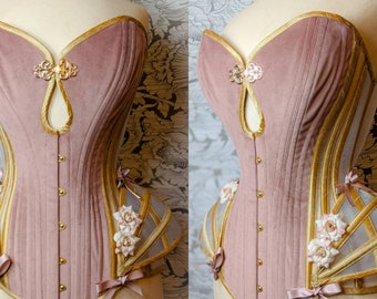 BESPOKE Rococo Space Babe overbust corset