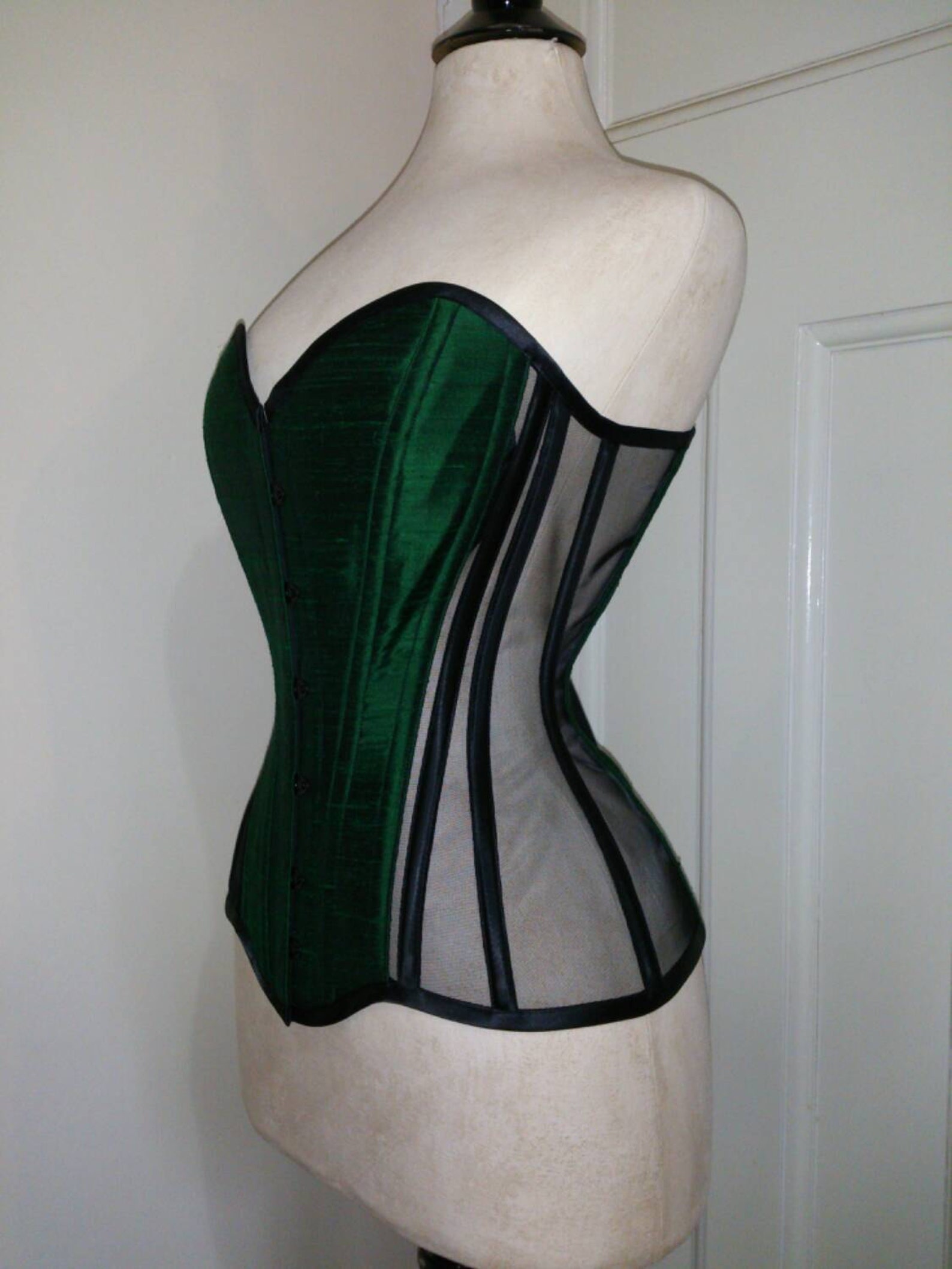 Gizmo Purple dupion Overbust Corset main image 0