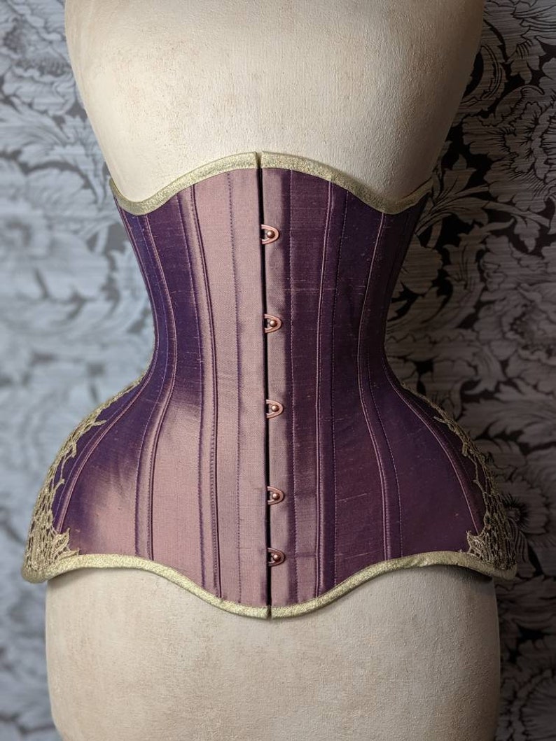 Zeden Sexy Underbust Gold dupion Corset