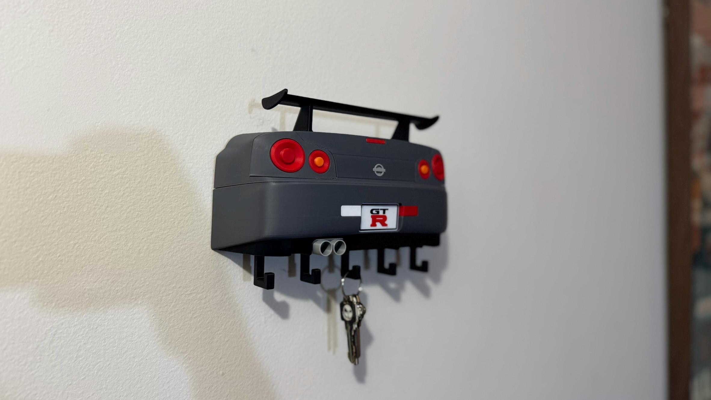 Nissan Skyline GTR R34 Stainless Steel Keyring - Foto 8