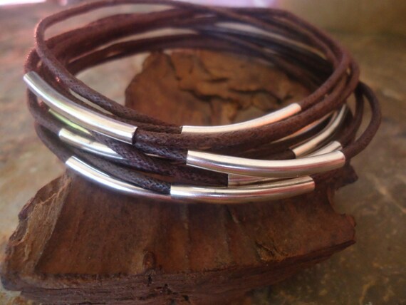 Items similar to DARK BROWN BANGLES Bracelets set of 10 (256) on Etsy