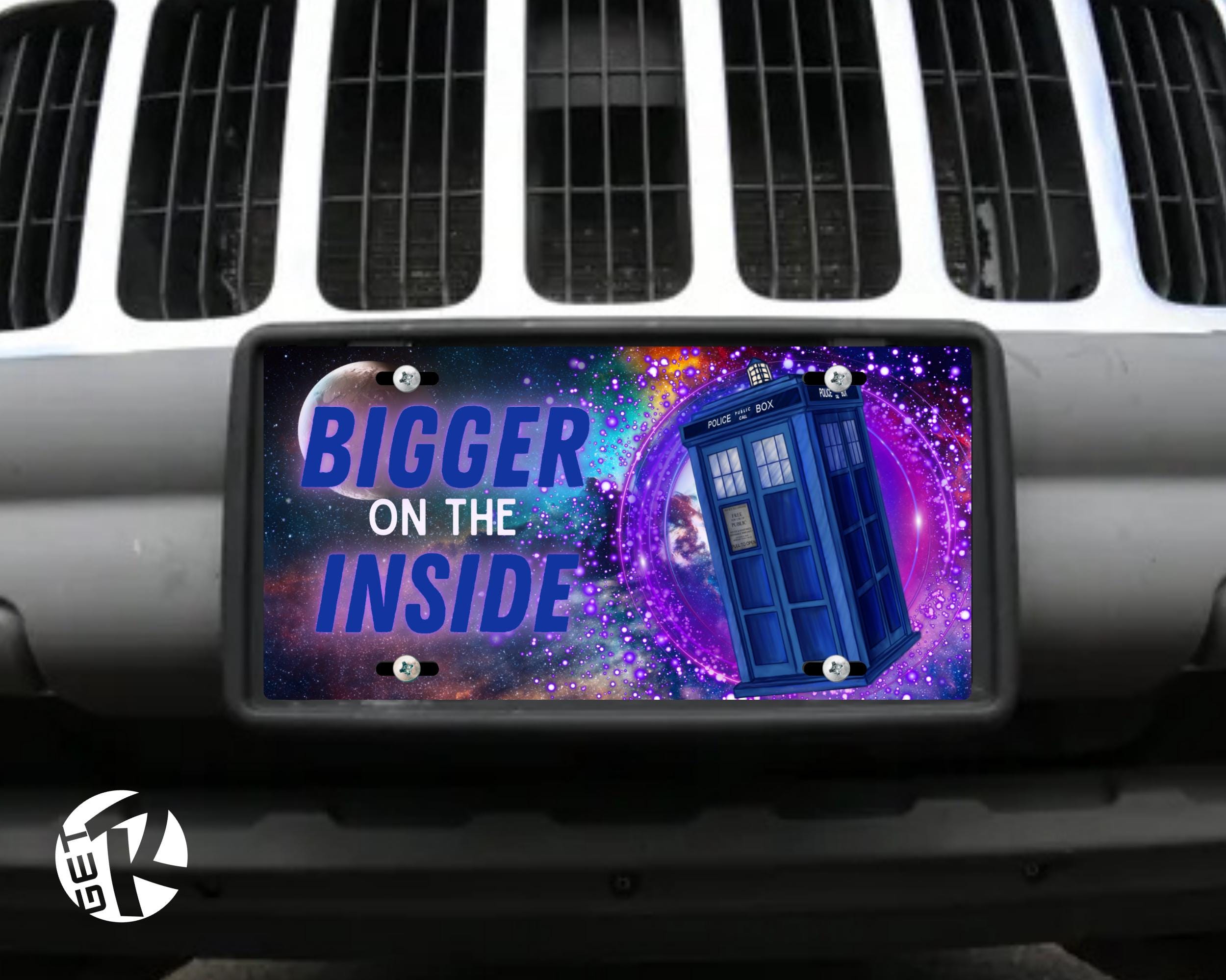 Dr Who Tardis Car Vanity License Plate – The Doctor Whovian Accessory