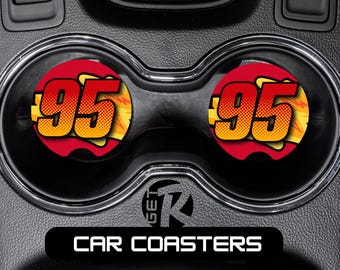 Race Car #95 Car Coasters