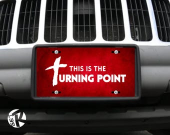 Turning Point Cross - License Plate