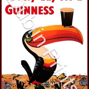 Guinness Tucan Print