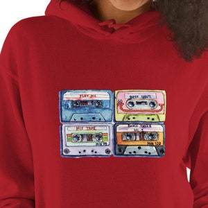 Cassette Tape graphic Women's Hoodie image 1
