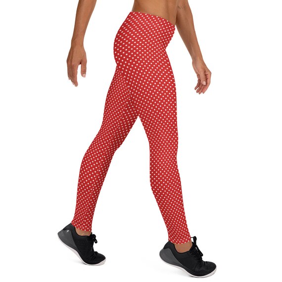 Women Red Regular Fit Casual Leggings