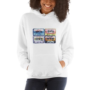 Cassette Tape graphic Women's Hoodie image 3
