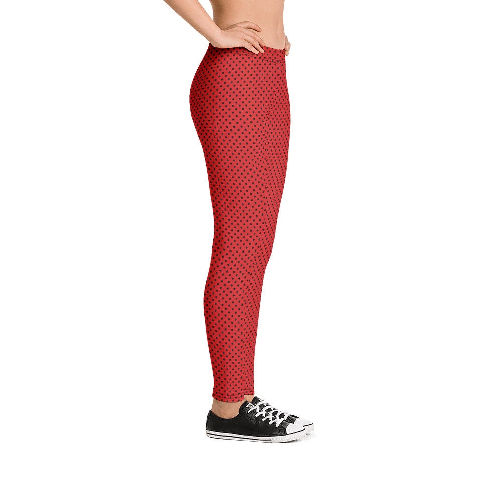Red And Blue Polka Dot Women's Joggers