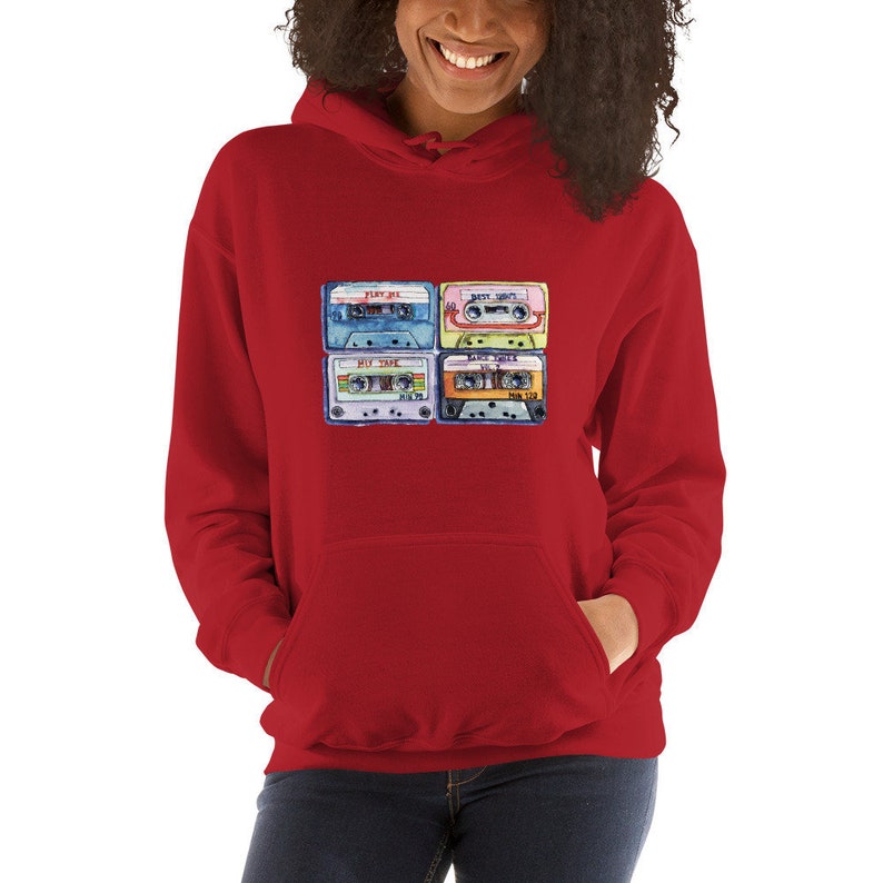 Cassette Tape graphic Women's Hoodie image 1