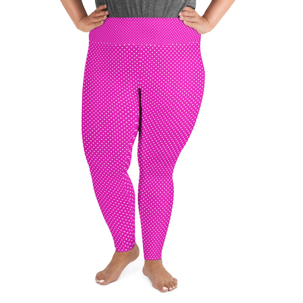 Plus Size Leggings polka dot leggings women's - Etsy España