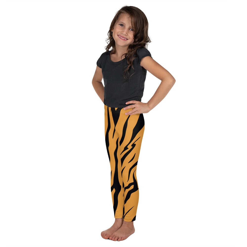 Childrens tiger print leggings sale