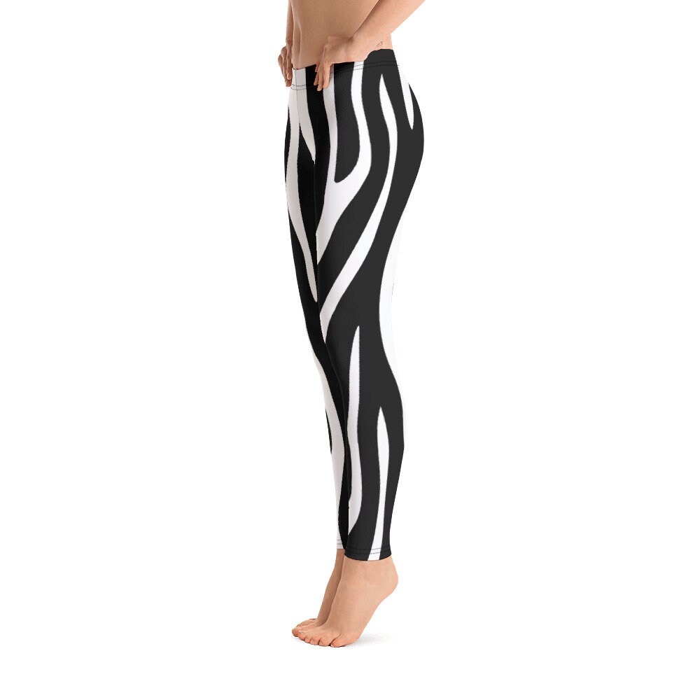 Leggings, Zebra Stripe, Animal Print, Women's Leggings, Printed ...