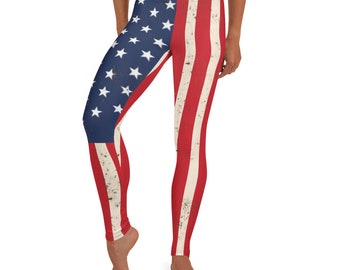 Antique Look US Flag Women's Leggings