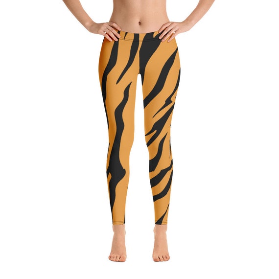 Tiger Stripe Pattern Leggings