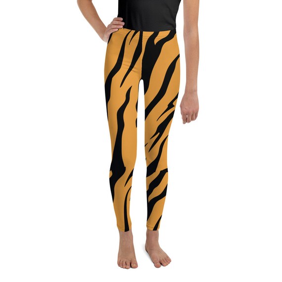 Animal Print Leggings for Girls, Tiger Stripe Leggings for Girls, Fashion  Leggings, Active Wear for Girls, Running Gear, Workout Clothes -  Canada