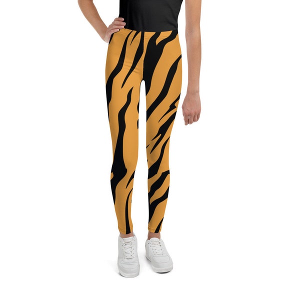 Animal Print Leggings for Girls, Tiger Stripe Leggings for Girls, Fashion  Leggings, Active Wear for Girls, Running Gear, Workout Clothes -  Canada