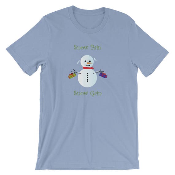 Christmas Workout Shirt Christmas Workout Tee Christmas Workout T Shirt Snowman Shirt Winter Workout Tee Funny Snowman Tee