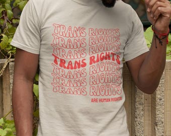 Trans Rights are Human Rights Shirt, Pride Month Shirt, Grocery Bag Aesthetic Shirt, LGBTQIA+ Shirt, Equal Rights Shirt, Protect Trans Kids