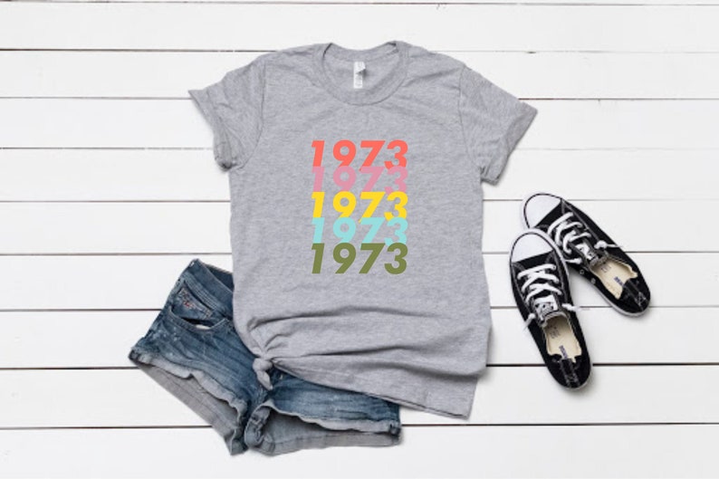 1973 Pro Choice T-Shirt, Roe vs Wade Shirt, Feminist Shirt, Abortion Rights T-Shirt, Reproductive Justice, Feminist Unisex T-Shirt 