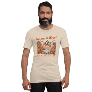 No One is Illegal on Stolen Land Shirt, Decolonize Shirt, Equality Shirt, Human Rights Shirt, Social Justice Shirt