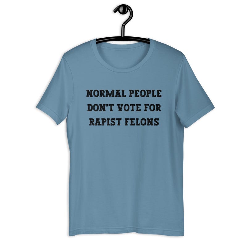 Normal People Dont Vote for Rapist Felons Shirt, I Didnt Vote for Him Shirt, Anti Trump, Anti MAGA, Felon President