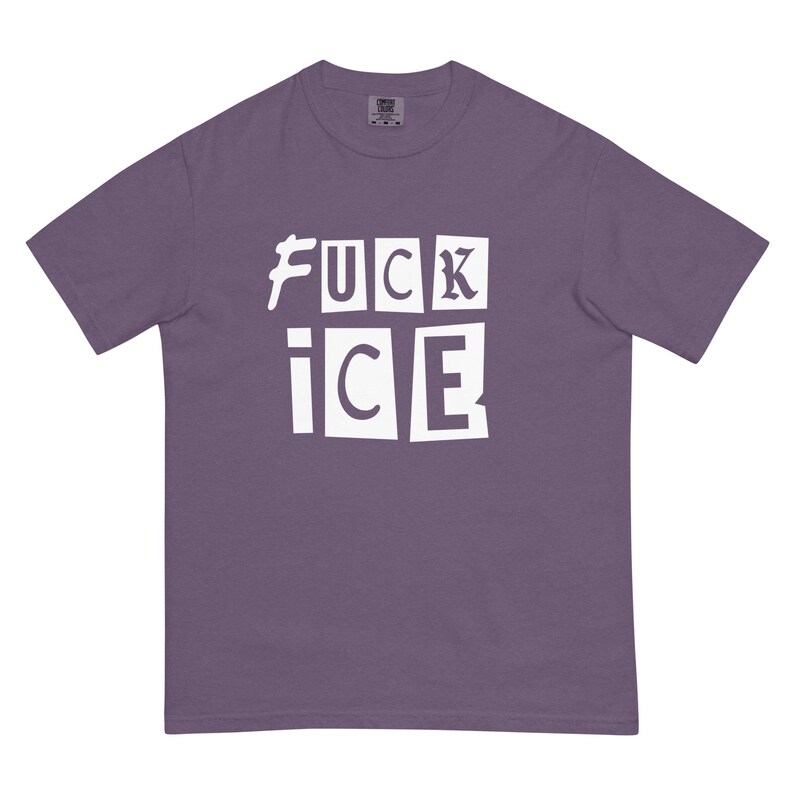 Fuck ICE Shirt, Abolish ICE, Anti ICE Protest Activist Tshirt - Comfort Colors